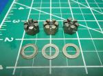 Lycoming O-360 - STD-1420 - Qty(3) Nuts Slotted with Washers